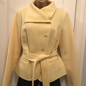 Carlisle yellow wool jacket